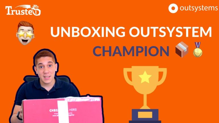 Unboxing OutSystems Champion 🏆😮📦