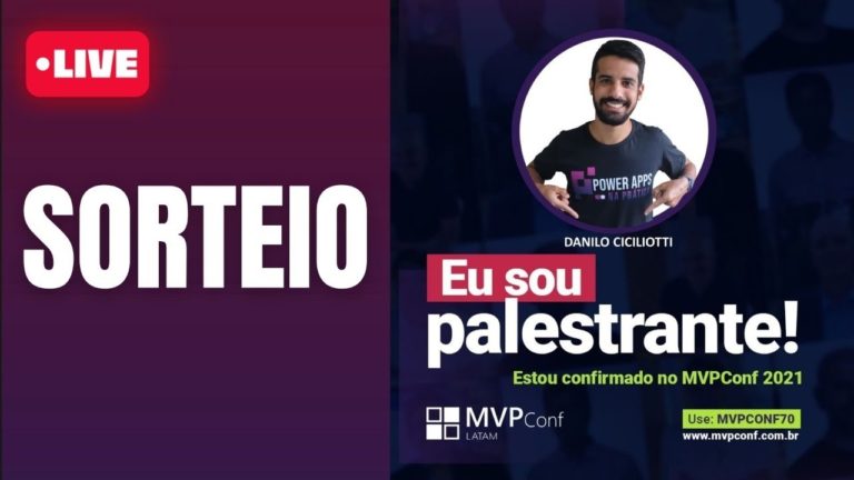 Sorteio Ao Vivo – 3 Ingressos do MVPConf 2021